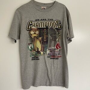 Red Sox/Celtics Dual Champions tee 2007/2008